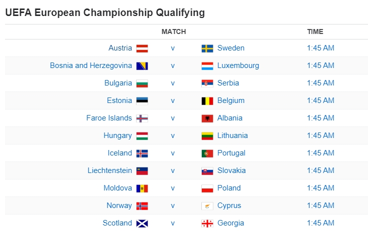 UEFA European Championship Qualifying