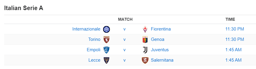 Italian Serie A